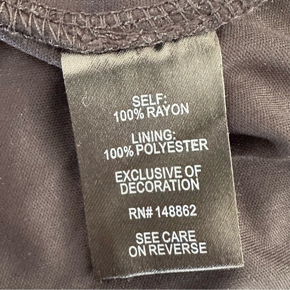 TORRID lace up skater rose floral print gauze woven fabric 2X - Picture 9 of 10